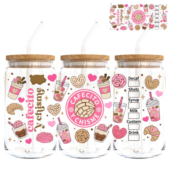Pink Cafecito- UVDTF Wrap Pink Cafecito- UVDTF Wrap