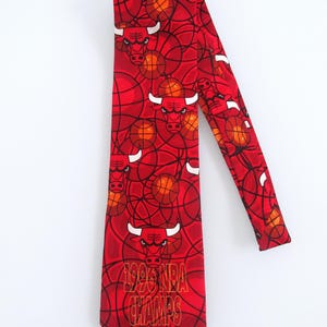 Vintage Chicago Bulls 1996 Championship Commemorative Men&#39;s Tie