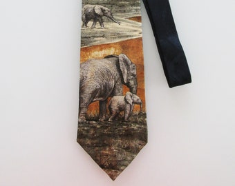 Endangered Species Early Men's Silk Tie