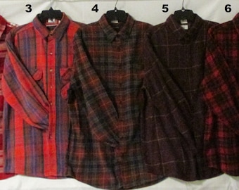 Vintage Large Men's Flannel Shirts "You Pick 'Em"