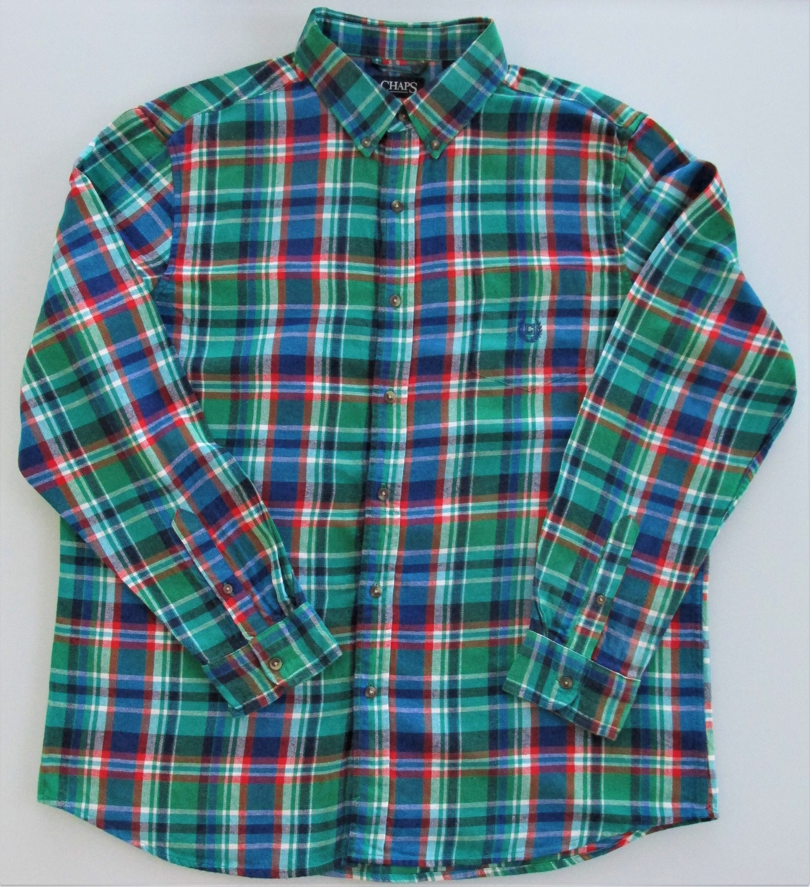 Chaps Men s Cotton Flannel Shirts Size XL Etsy