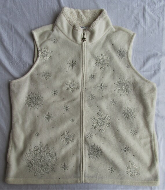 Croft \u0026 Barrow Women's Polar Fleece Vest Size XL