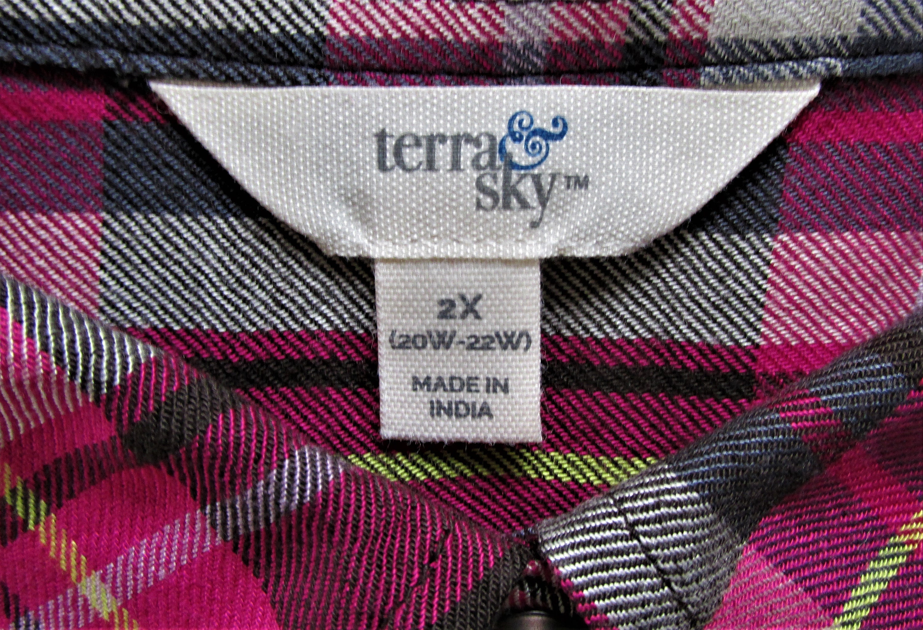 Terra & Sky, Tops, Terra Sky 2x 2w 22w Plus Dusty Blue Split Vneck Cotton  Ss Shirt Tshirt Top