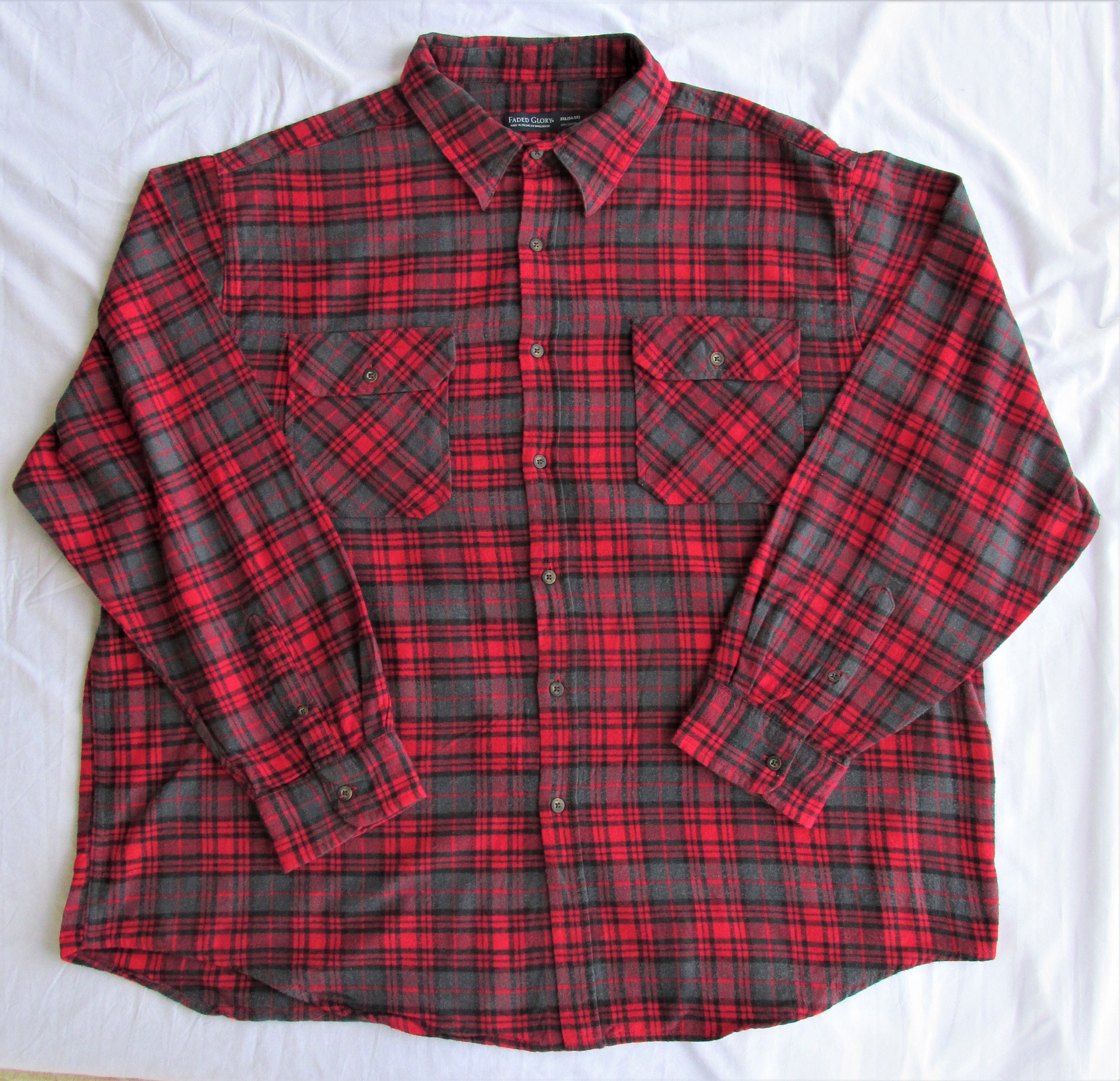 Faded Glory Men's Cotton Flannel Shirt Size 3XL -  Canada