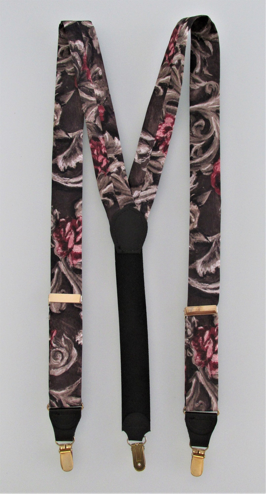 Men's Suspenders braces With Snap Closures Etsy