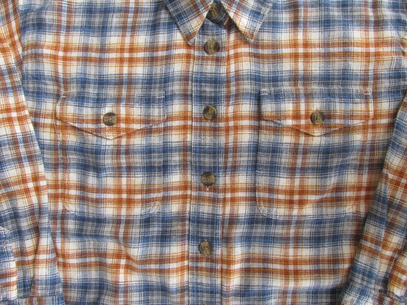 Cropped Cotton Flannel Shirt/jacket 