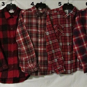 Women's Large Flannel Shirts "You Pick 'Em"