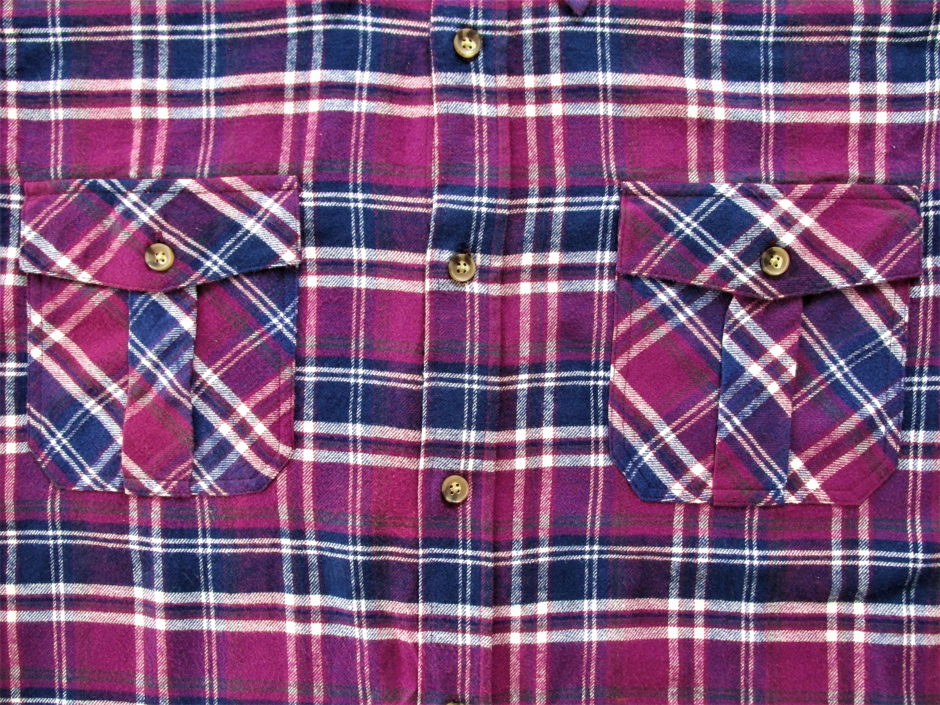 King Size Men's Cotton Flannel Shirt Size 3XL Etsy