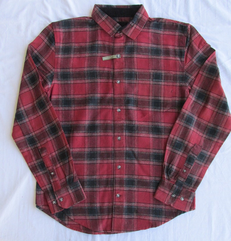 Tallwoods NWT Men's Cotton Flannel Shirt Size Small Etsy