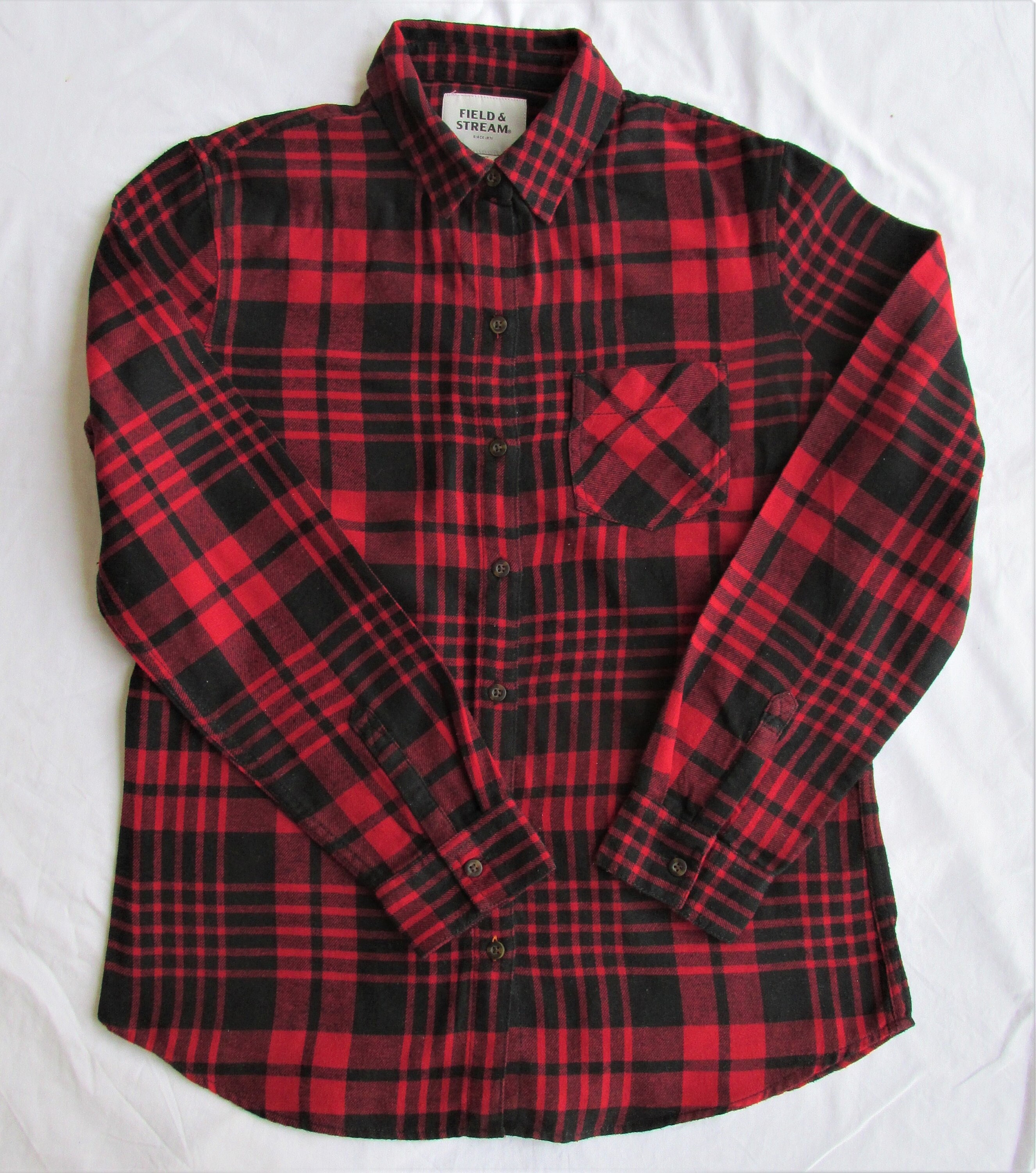 Field & Stream Women's Cotton Flannel Shirt Size Medium -  Finland
