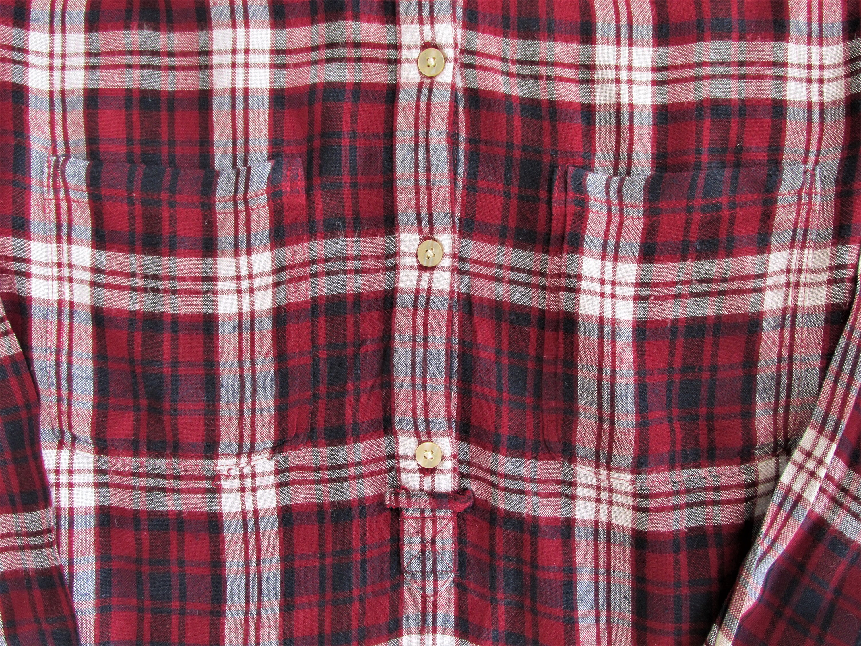 Boyfriend Soft Flannel Shirt Size 