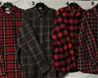 Vintage 2XL Men's Flannel Shirts "You Pick 'Em"