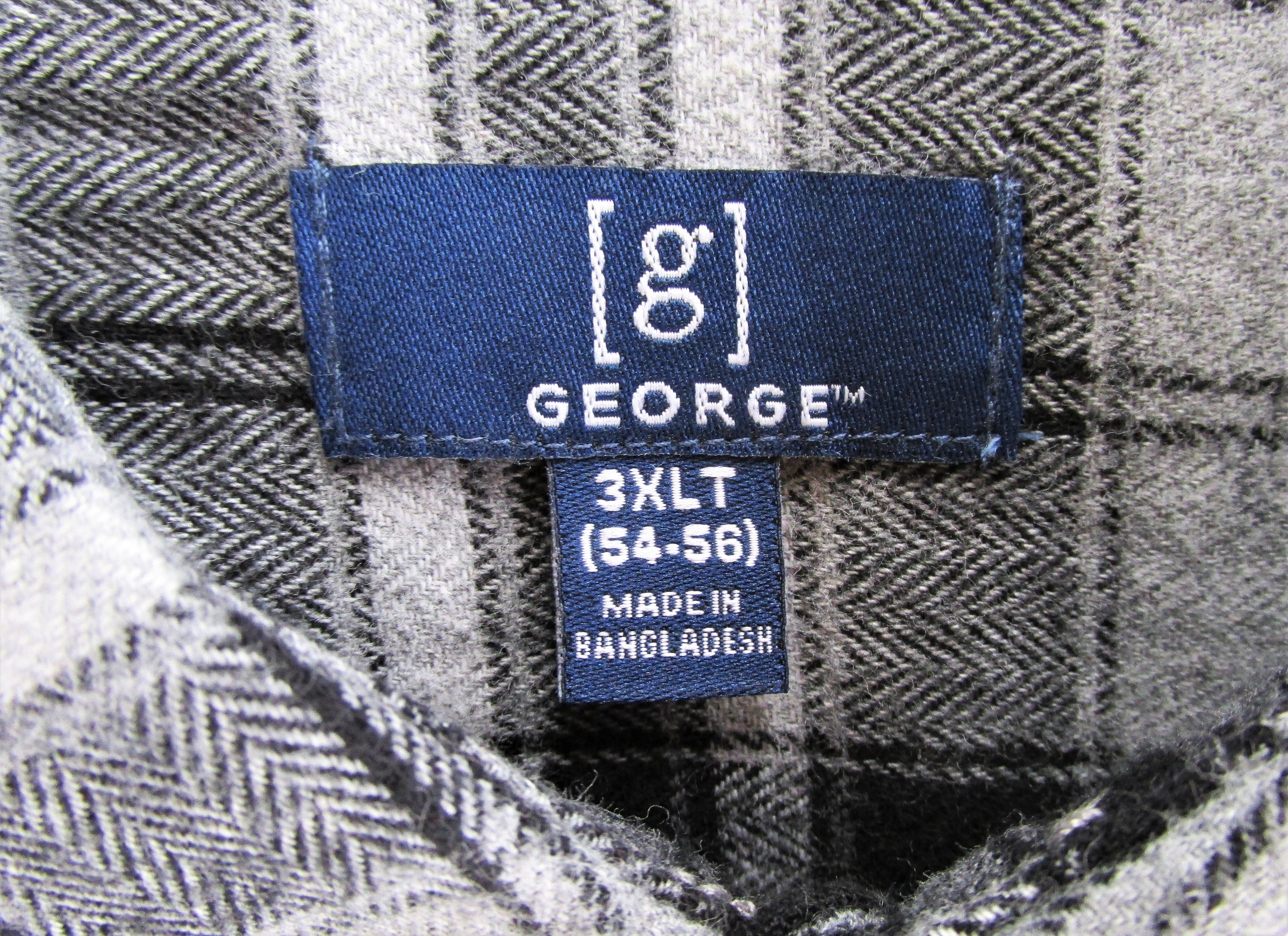 George Brand Men's Cotton Flannel Shirt Size 3XL Tall - Etsy