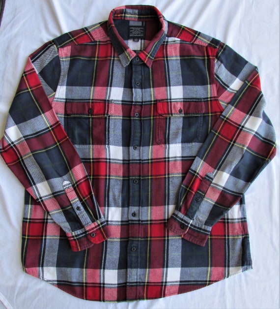 Mediumweight Cotton Flannel Shirt | Etsy