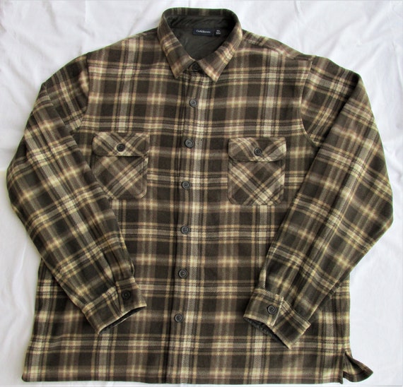 Polar Fleece Flannel Shirt Size 