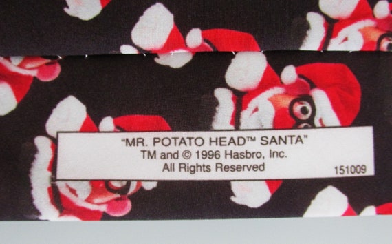 Mr. Potato Head (NWT) Vintage(1996) Christmas Tie - image 4