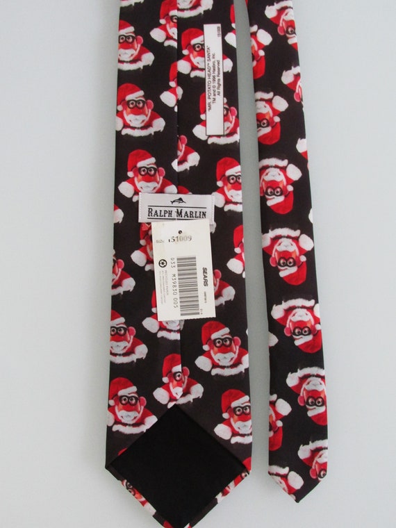 Mr. Potato Head (NWT) Vintage(1996) Christmas Tie - image 3