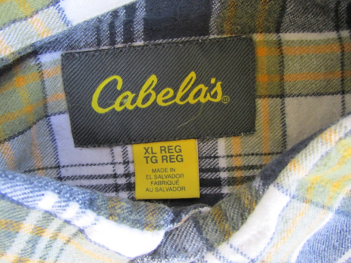 cabela's flannel lined shirt