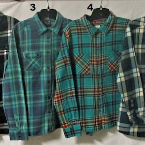 Women's Medium Flannel Shirts "You Pick 'Em"