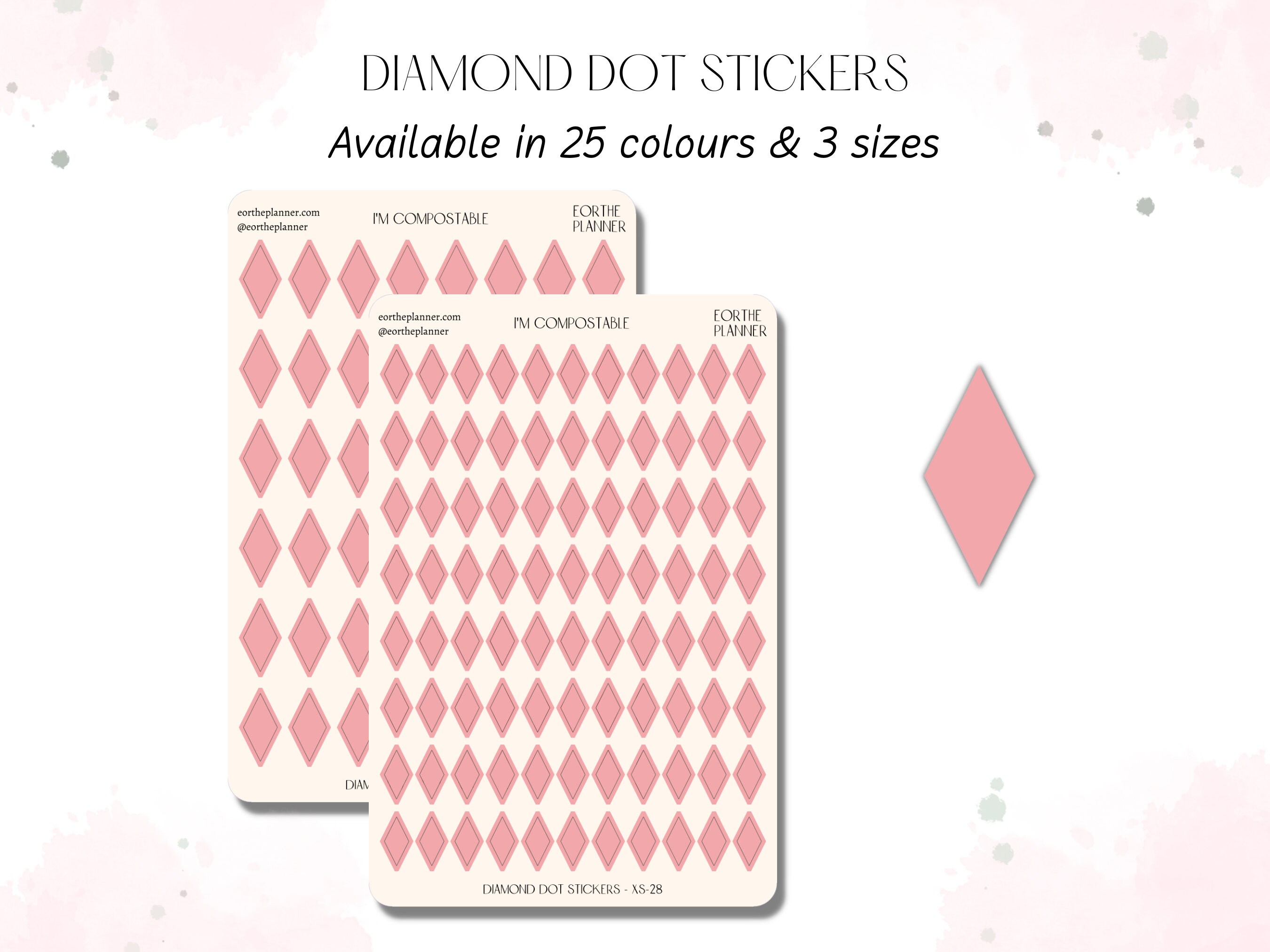 Diamond Dot Stickers 