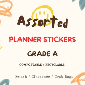 Feuille d'autocollants de classe A | Fait d'étiquettes recyclables | Sticker planificateur minimaliste et fonctionnel à pois, coin, en-tête, jour, mois, décoration