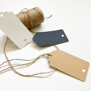 Hang Tags With String Used for Retail Price Tags, Bottle Hang Tags,  Clothing Hang Tags Set 