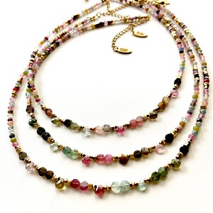 Multicolor Gemstone Beaded Necklace Set