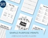 14-Page Editable Garden Planner Printable | Gardening Binder | Printable + Canva Template