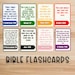 32 Printable Bible Flashcards, Bible Verse Cards, Printable Flash Cards ...