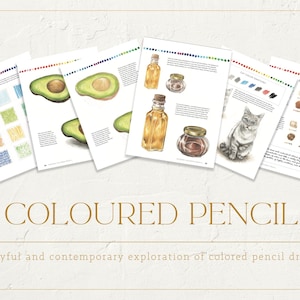 E-BOOK | Colored Pencil - 128pages | Techniques & Fundamentals