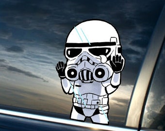 Trooper & Friends Splat! Peeker Decal Stickers