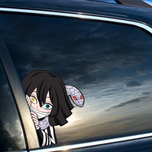 Anime Boy Vinyl Peeker Sticker (#3)