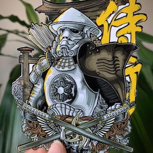 Samurai Soldier Vinyl Sticker