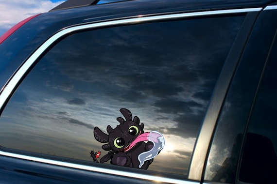 Buy Dragon Peeker Vinyl Sticker 2 Online in India Etsy
