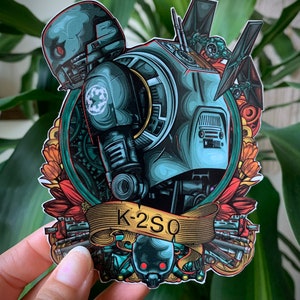 Robot Vinyl Sticker