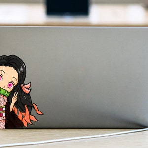 Kawaii Waifu Chan Peeker Vinyl Sticker image 4