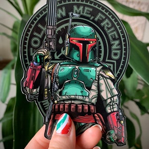 Green Soldier Vinyl Sticker