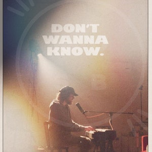 Bo Burnham Poster: Don&#39;t Wanna Know