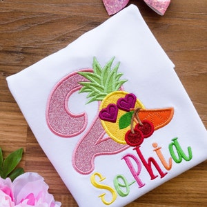 Twotti-fruitti Birthday shirt, pineapple birthday shirt, second birthday shirt