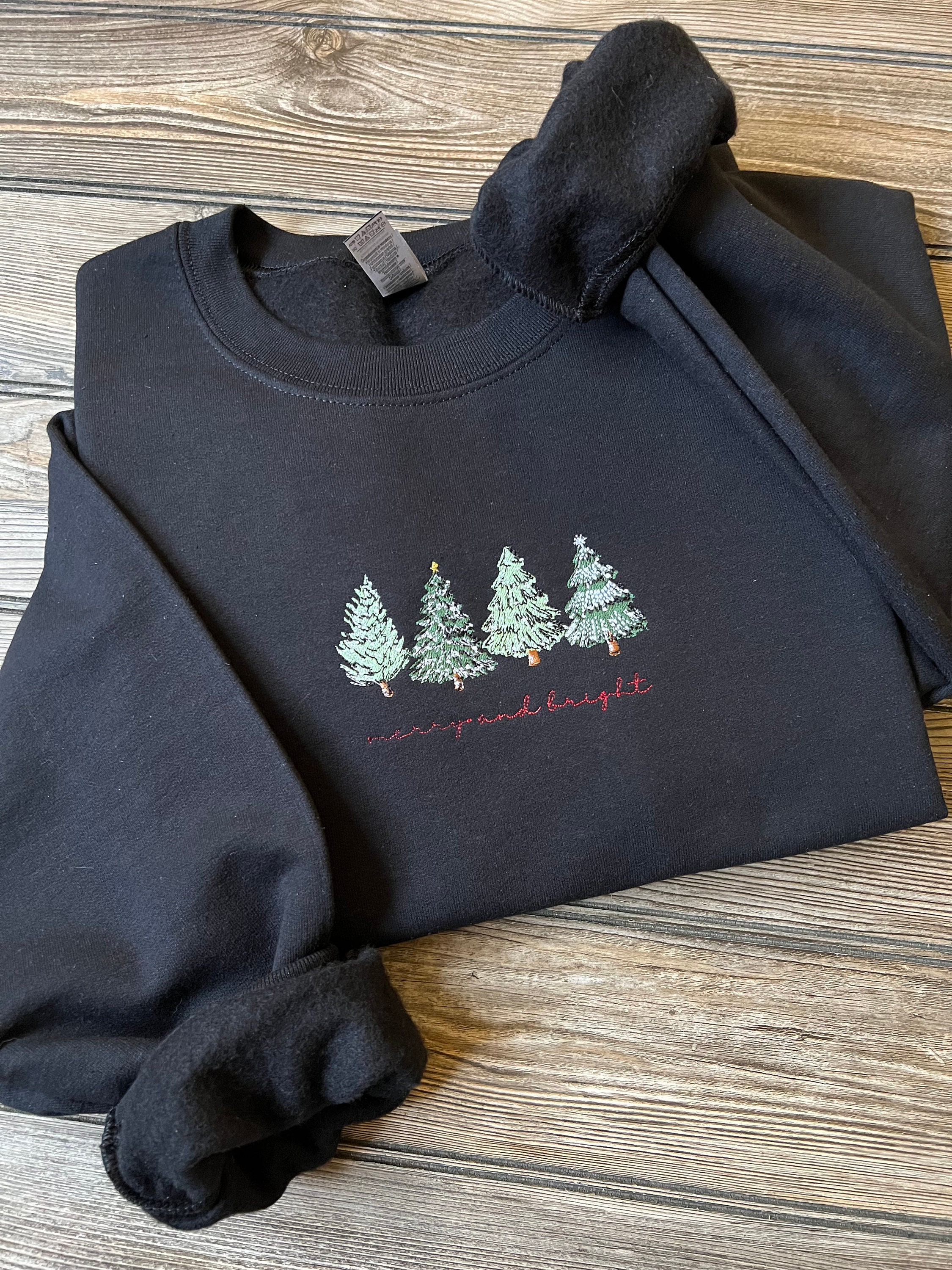 Ara Embroidered Christmas Sweater-Bust 46