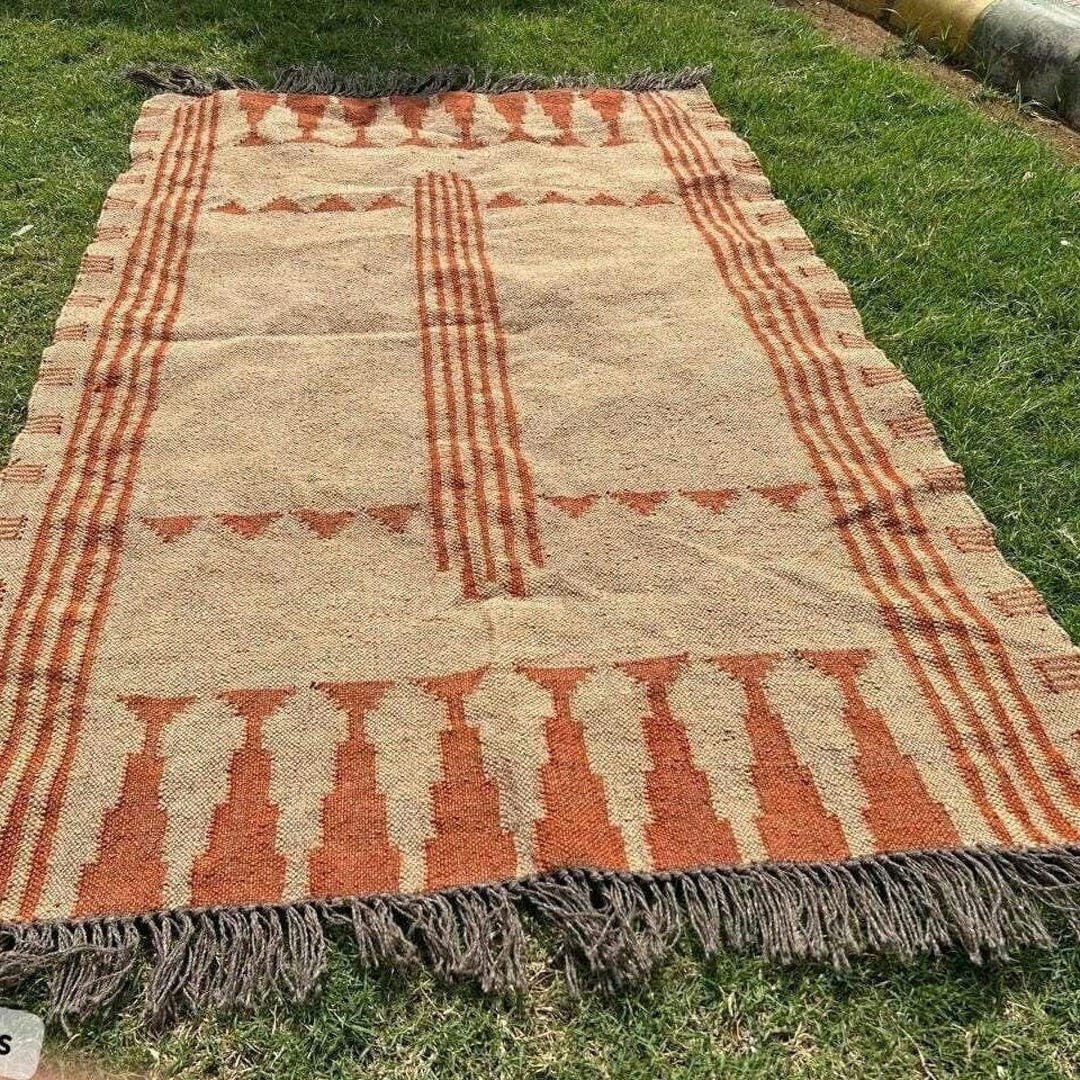 8x10 Rug, Indian Rug, Handmade Rug, Area Rug, Kilim Rug , Navajo Kilim ...