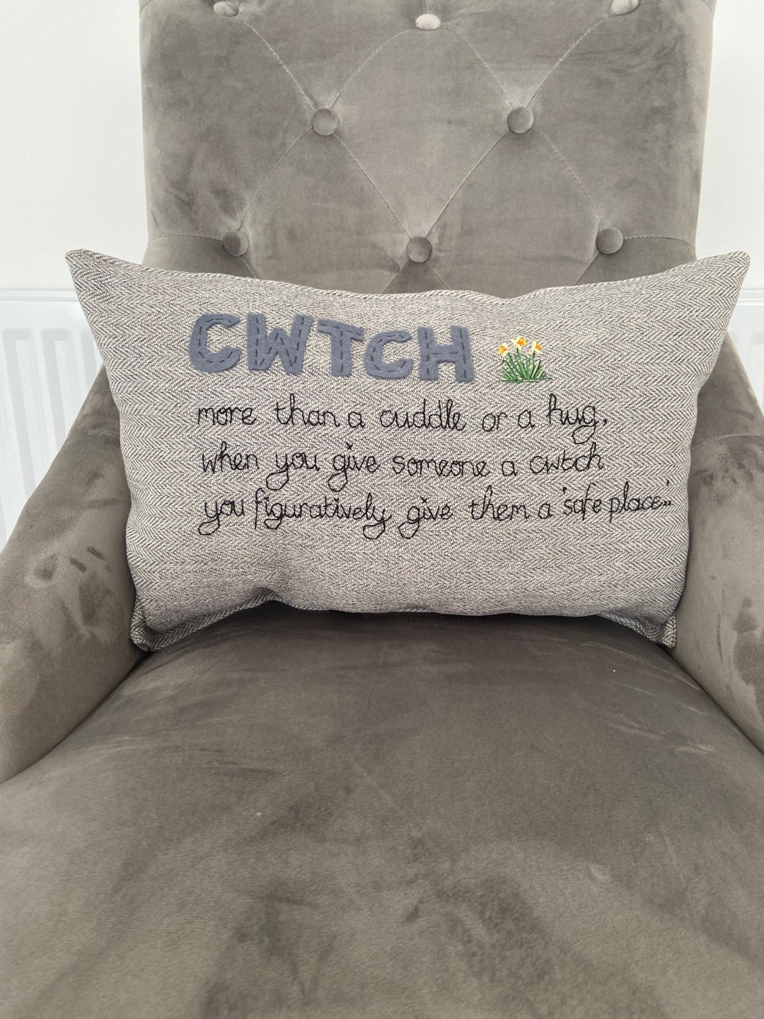 Cwtch Cushion - Etsy UK