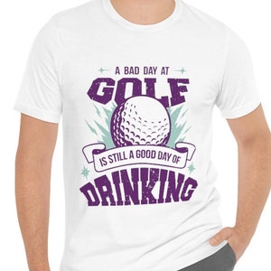 Funny Golf T-Shirt | 100% Cotton Adult T-Shirt | T-Shirt For Golfers