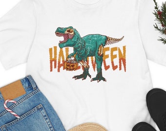T-Rex Halloween T-shirt | 100% Cotton Adult T-Shirt