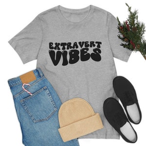 Extravert Vibes T-Shirt | 100% Cotton Adult T-Shirt