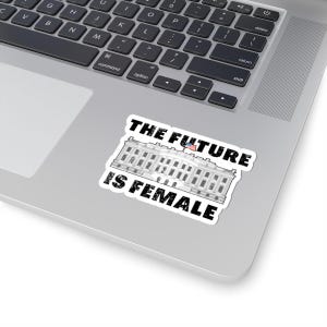 Feminist Sticker, The Future Is Female Decal, Women&#39;s Rights Activism, Feminism Laptop Sticker, Vinyl Feminist Quote Sticker, Girl Power