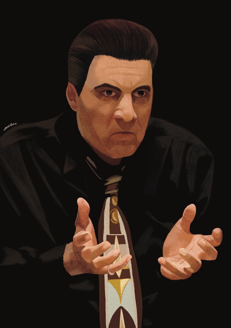Silvio Dante the Sopranos Sopranos Art Sopranos Poster Etsy