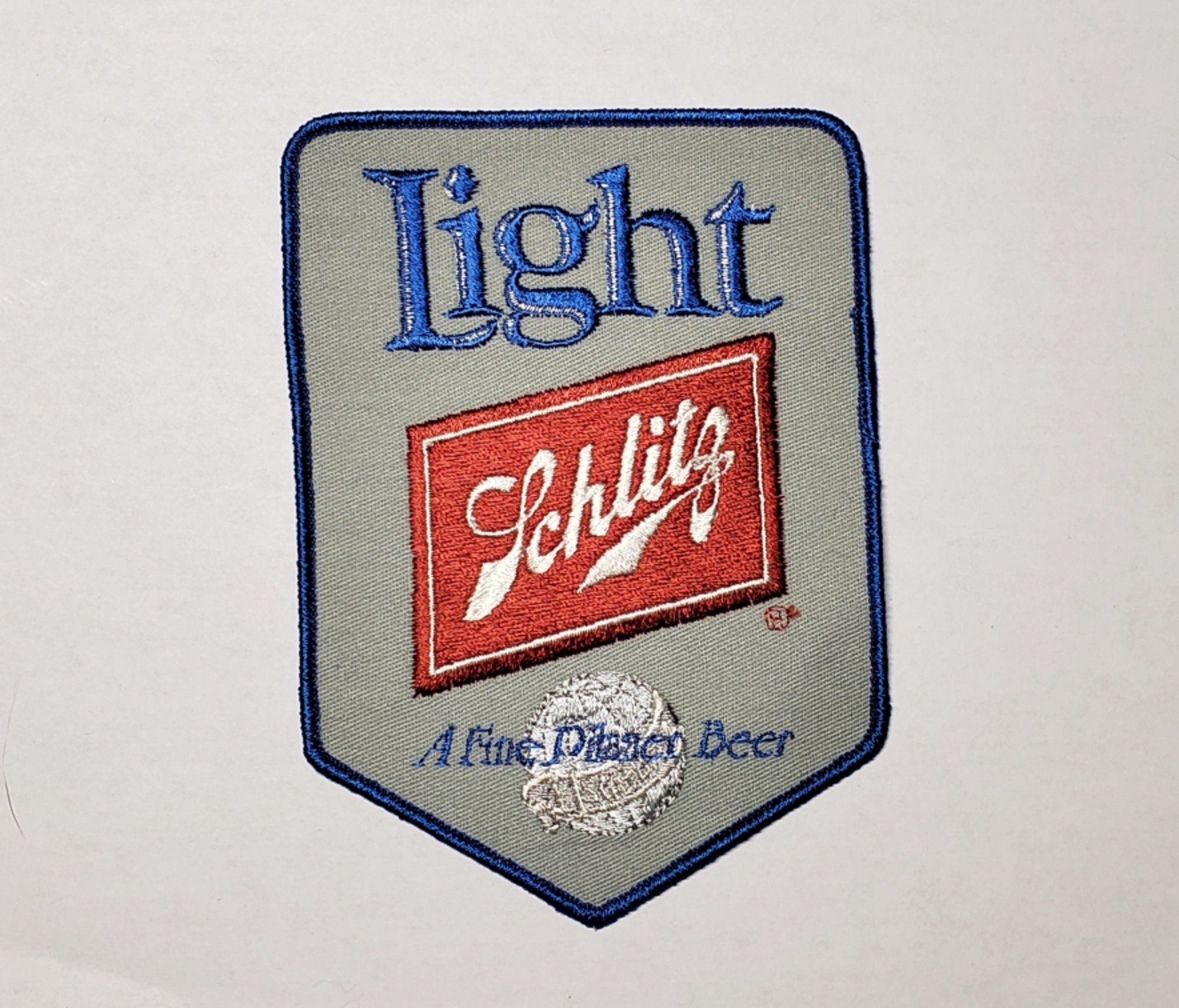 Schlitz Light A Fine Pilsner Beer Vintage Sew-on Patch 6