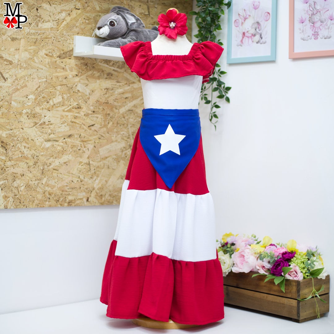 Puerto Rico Baby Puerto Rican Skirt Puerto Rico Flag Flag Puerto Rico Puerto Rican Carnival
