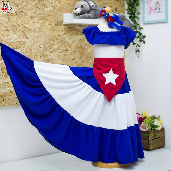 Handmade From Scratch in New York City Cuban Dress Classic Cuban Girls Dress From 12 Month to XXL Adults Sizes Etsy